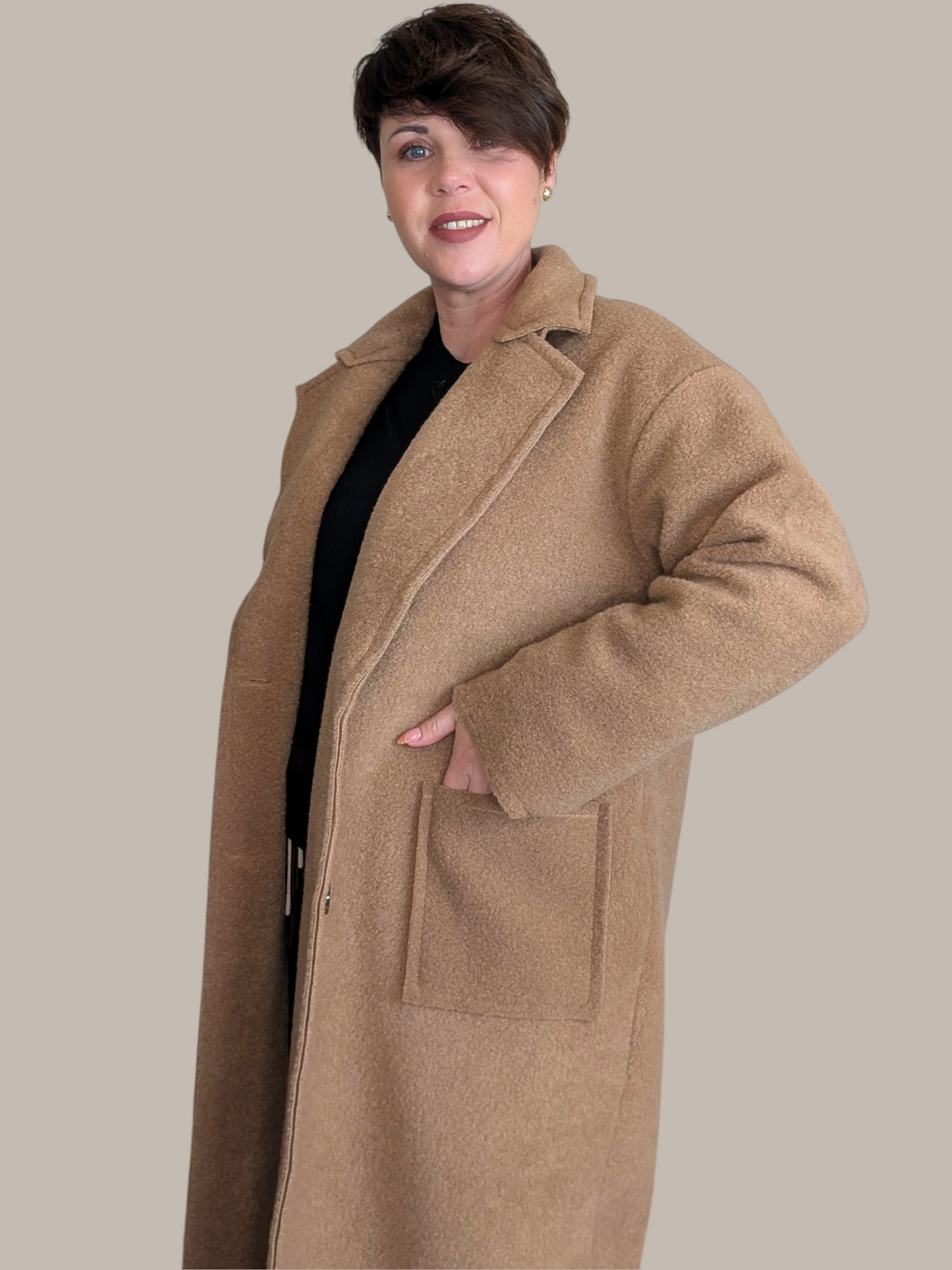 Manteau Camel