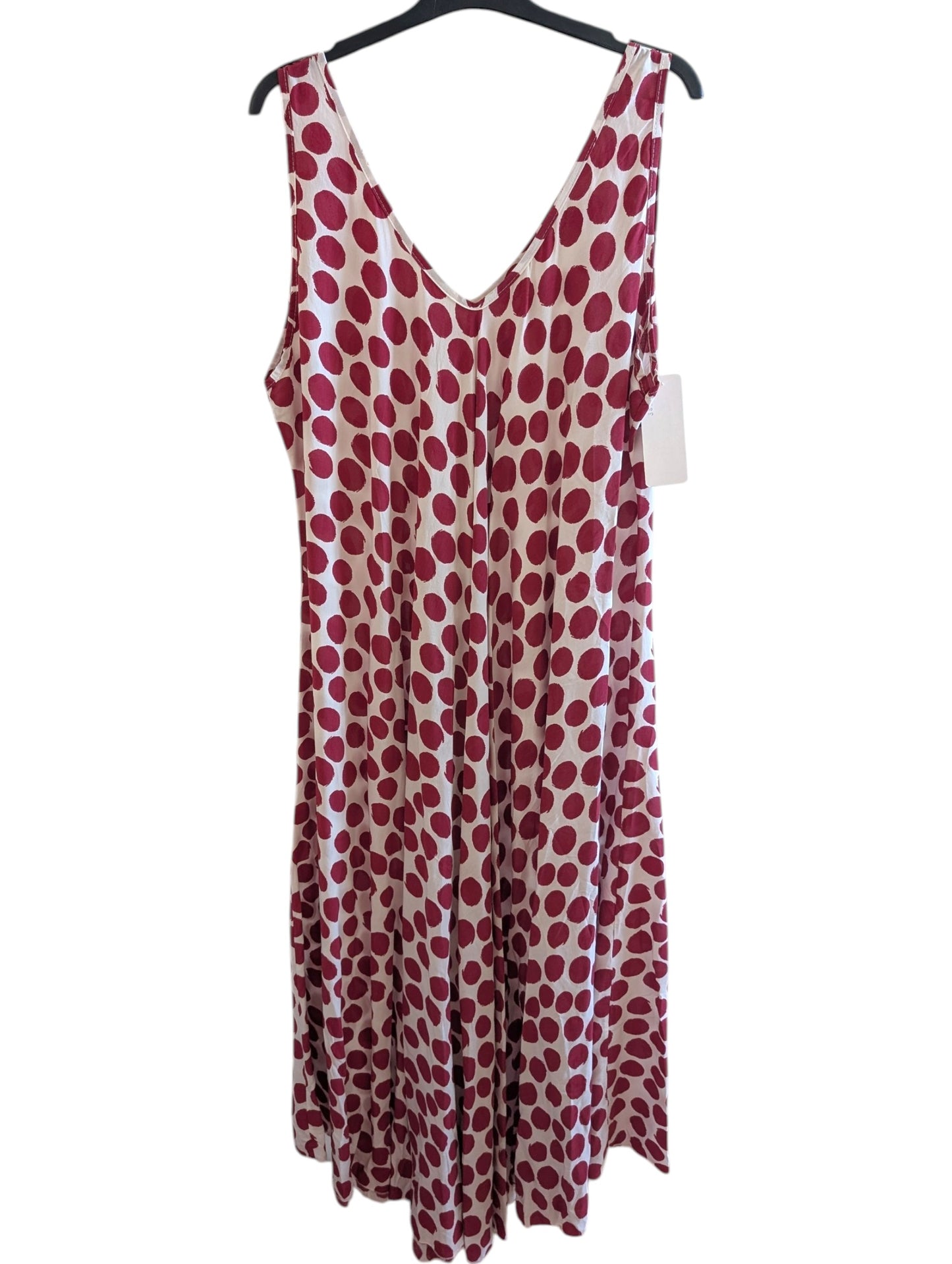 Robe pois Grenat
