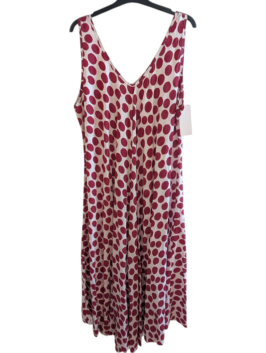 Robe pois Grenat