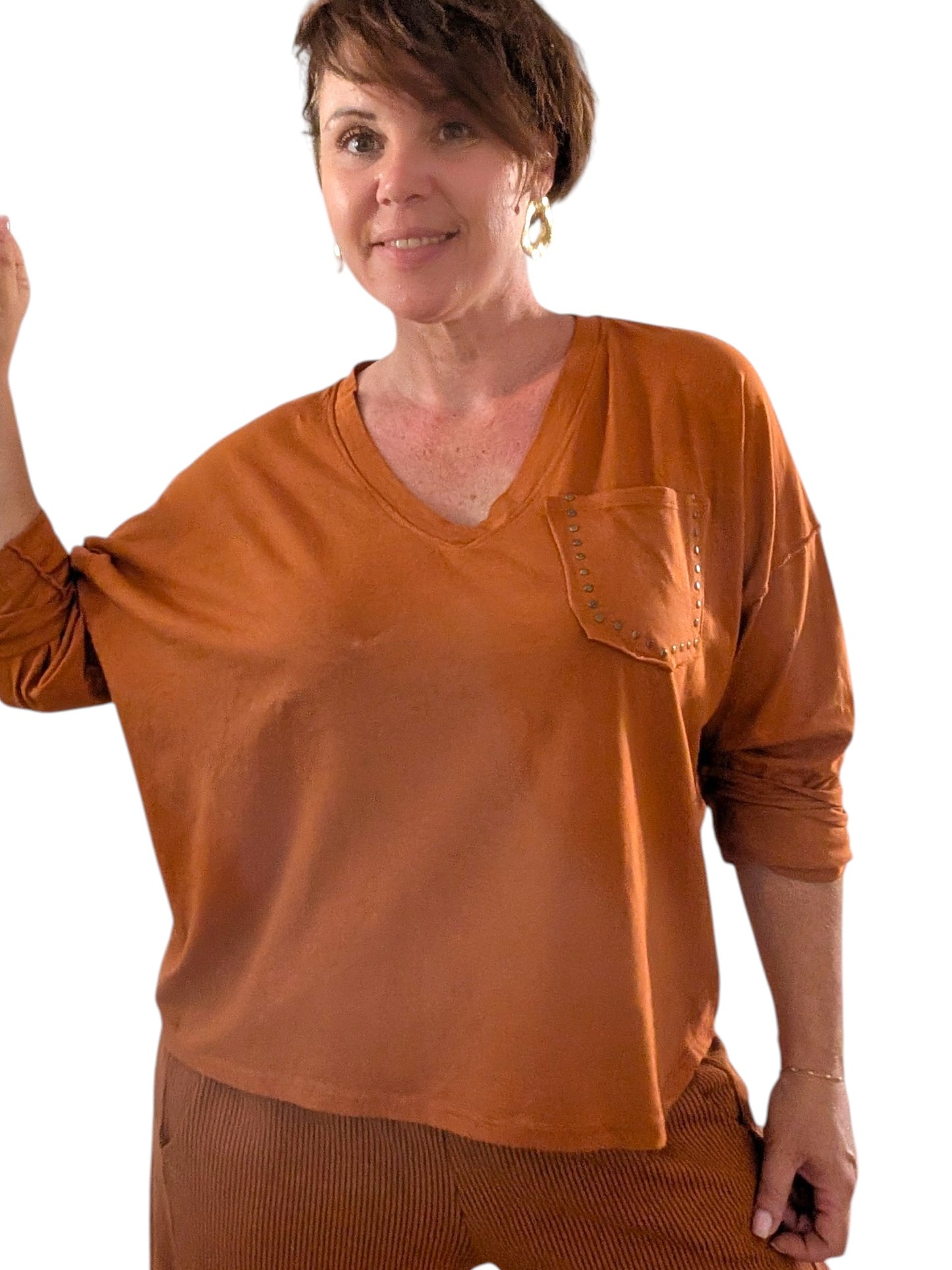 07 T-shirt ML terracotta