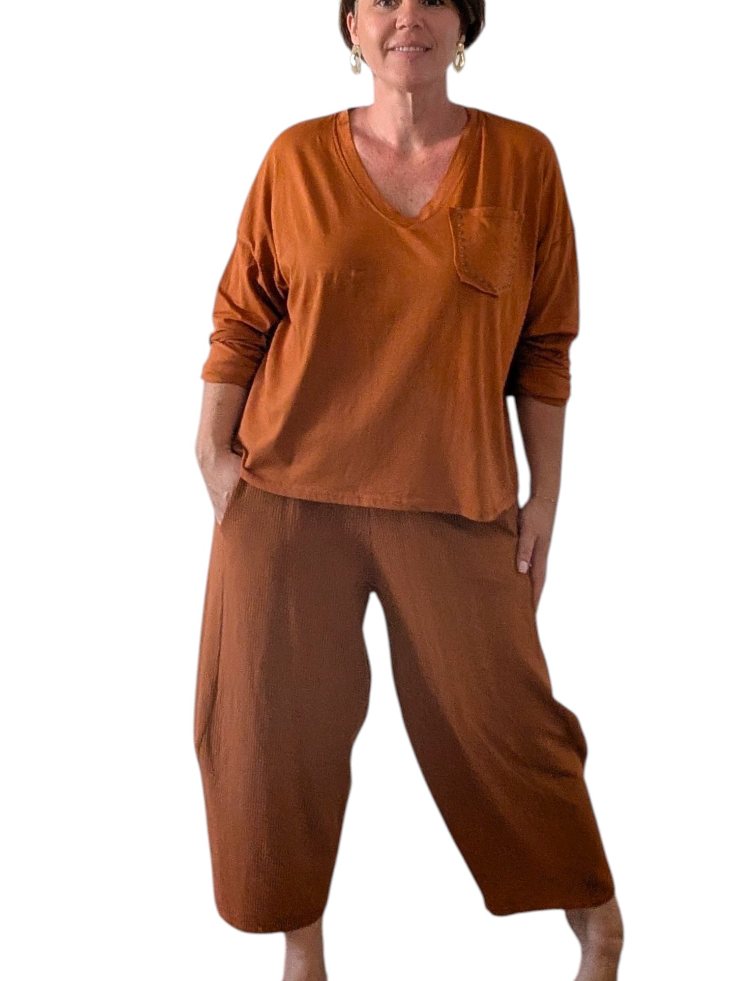 07 T-shirt ML terracotta