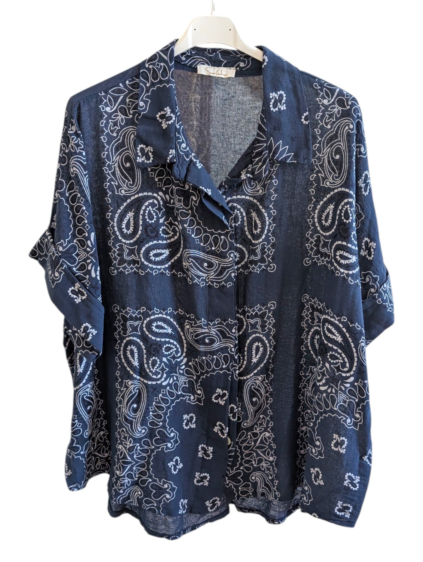 Chemise Bandana marine