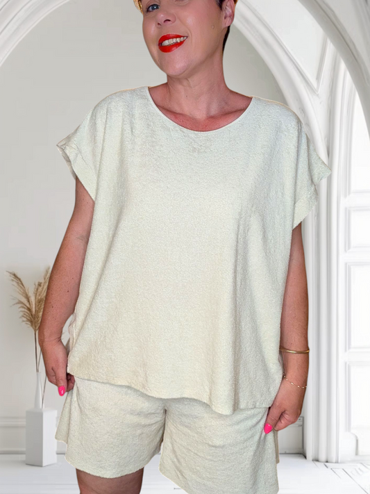02 T-shirt Capri panna
