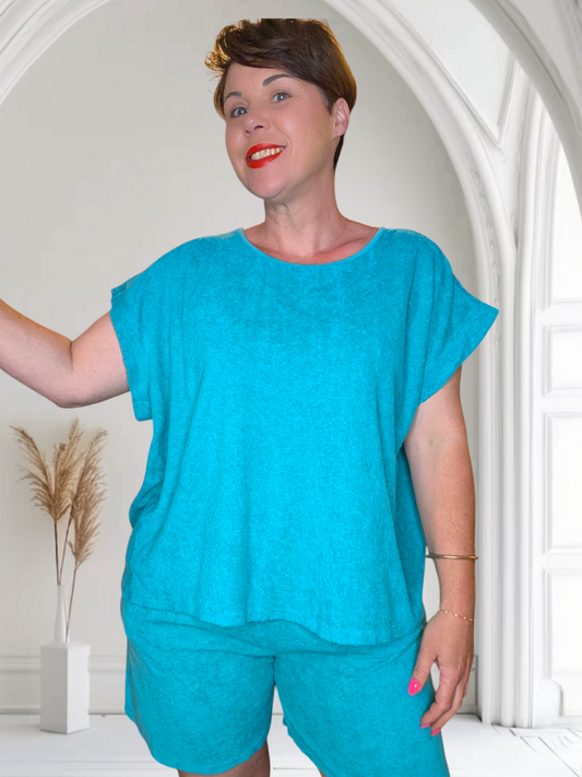 01 Short Positano turquoise