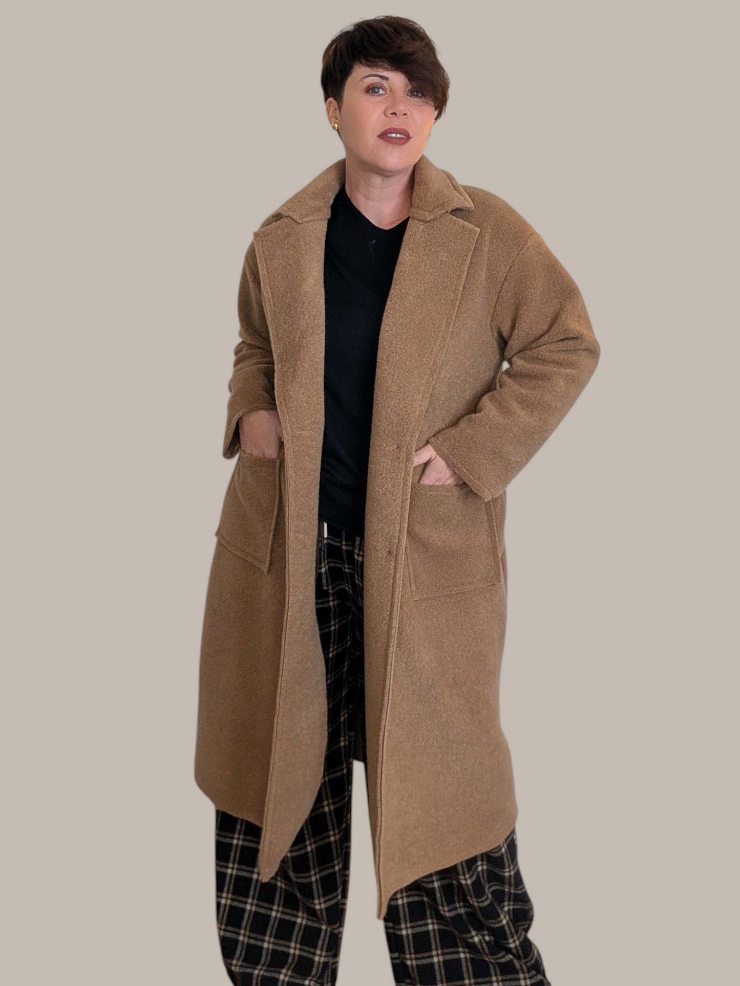 Manteau Camel